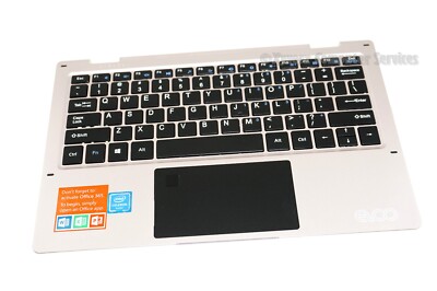 D1158P-C170703 GENUINE EVOO TOP COVER+KEYBOARD PINK TEV-EL2IN1-116-2 (B)(AE16)