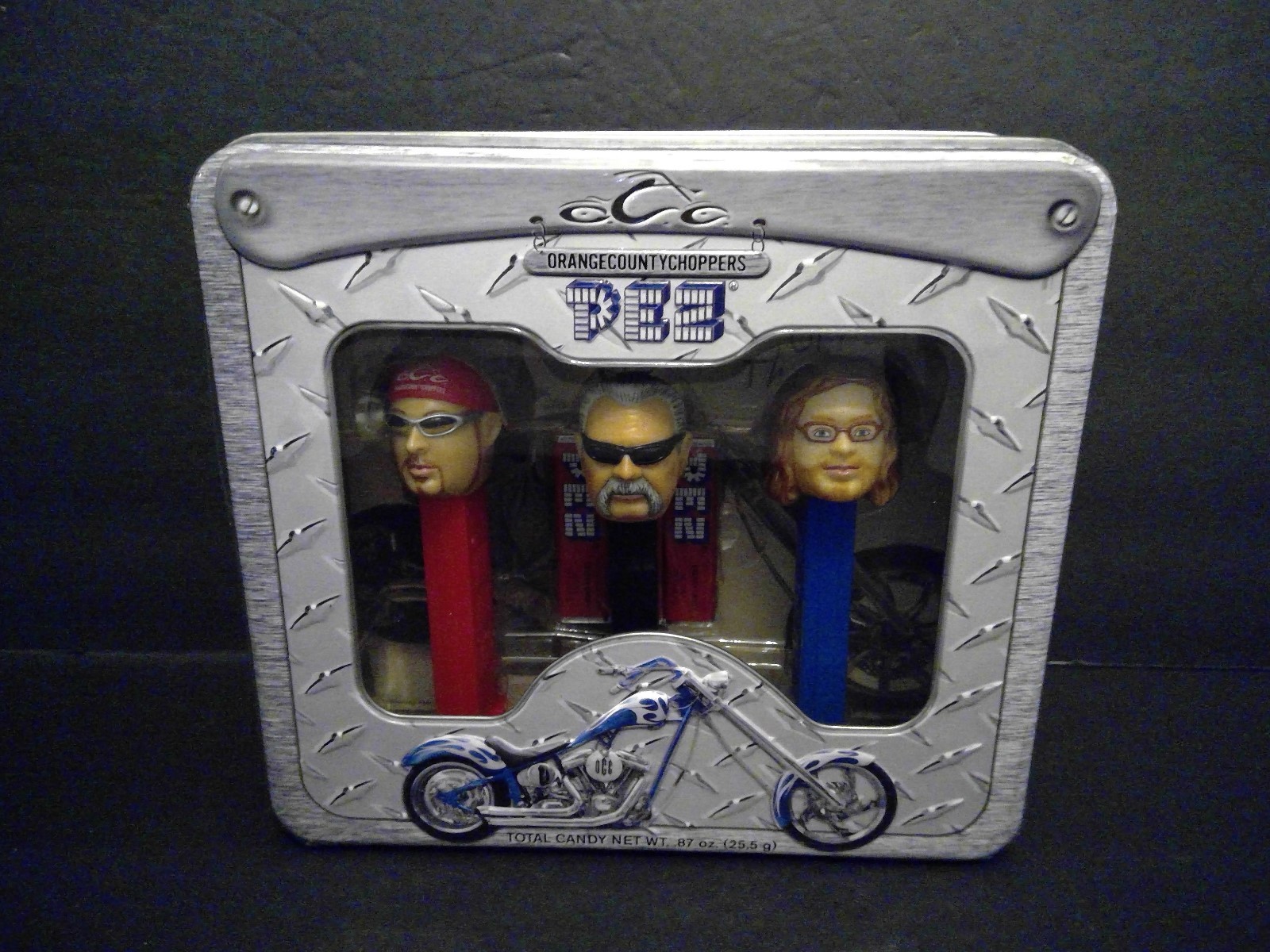 ORANGE COUNTY CHOPPERS COLLECTOR'S PEZ DISPENSER BOX SET COMPLETE! eBay