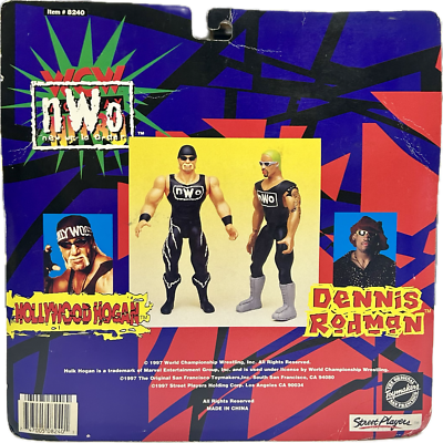 Hulk Hogan Dennis Rodman Signed NWO Action Figure JSA Hulk Hogan Dennis Rodman Signed NWO Action Figure JSA