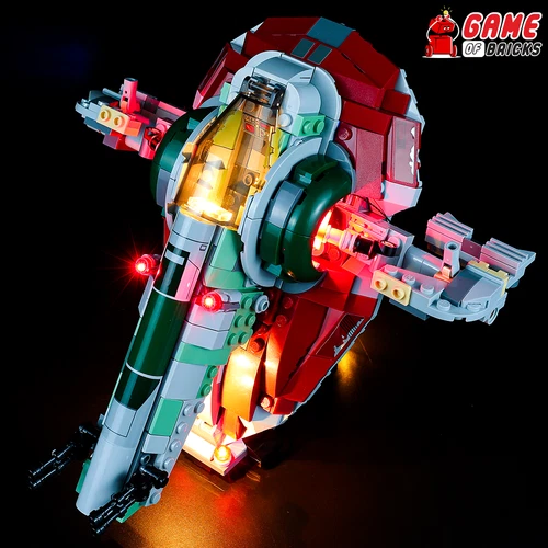 LED Light Kit for Boba Fett's Starship - Compatible with LEGO® 75312 set