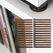 26 Pieces Vinyl Record Dividers for CD Book Shelf Library Record Exhibitions