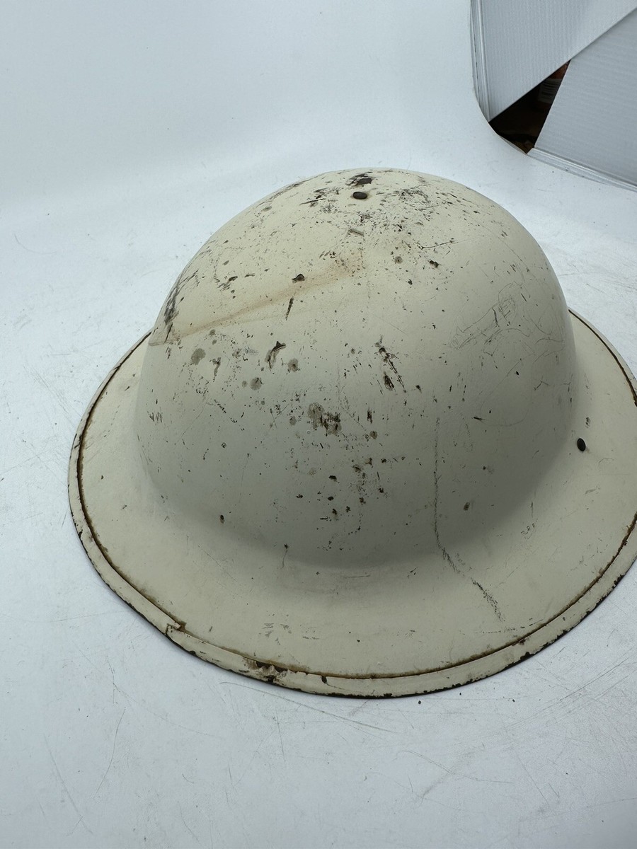 Vintage Metal Helmet • US Civil Defense • WWII Era • 1940's