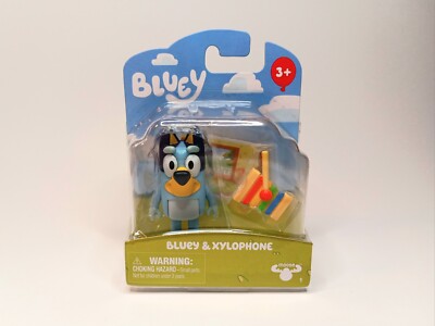 NIP BLUEY & Xylophone Figure by Moose Toys 2022 3+ Cartoon Dog Puppy Toy NEW Dog