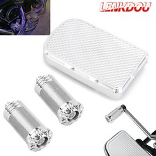 Cubierta de pastillas de freno CNC clavijas de cambio para Harley Street Glide Road King Softail