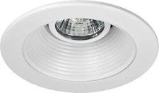 4"White Recessed Baffle Trim Use MR16 12V Bulbs Fit Halo Juno Low Voltage Can