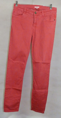 Jeanshose Peckott Jeans Hose rot Größe 40