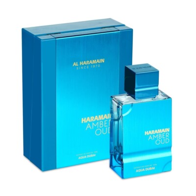 Al Haramain Amber Oud Aqua Dubai Extrait De Parfum Spray For Unisex - 2.53 oz