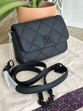 NWT Tory Burch Willa Matte Mini Belt Bag Crossbody Black