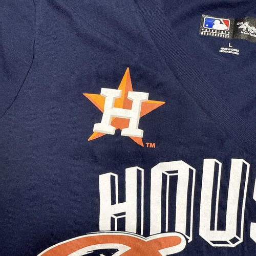 Nike Houston Astros MLB Baseball dunkelblau V-Ausschnitt T-Shirt Damen Large - Bild 5 von 17