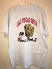 Vintage Wilcats Football Las Vegas High Sz XL Best Fruit Of The Loom