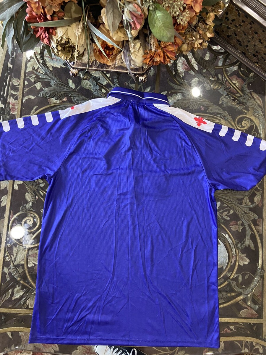 98/99年 ACFフィオレンティーナ BATISTUTA 9ジャージ Gabriel Batistuta 98-99 ACF Fiorentina Home Retro Large