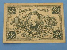 N3) AUSTRIA NOTGELD 50 HELLER SMALL NOTE IN ACCEPTABLE CONDITION £1.00