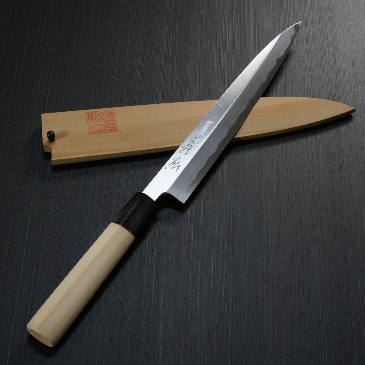 Japanese Yoshihiro Shirogami Steel Sushi Sashimi Yanagiba Knife