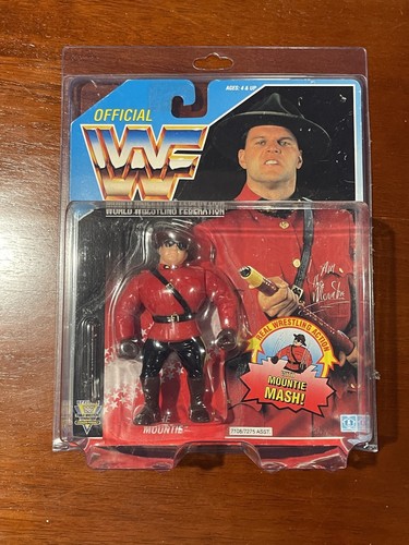 WWF WWE The Mountie Hasbro Figure - On Card 1993 W...