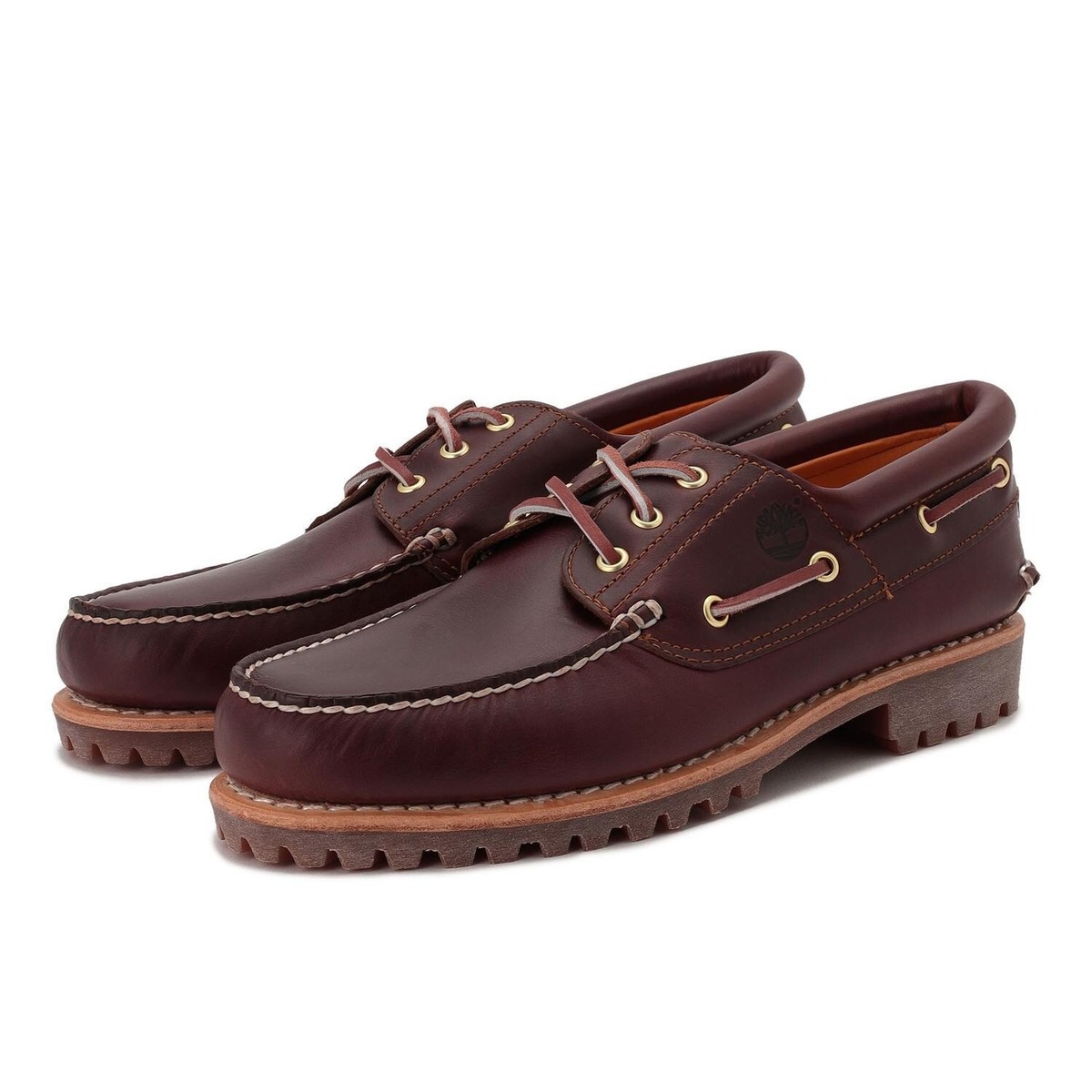 【状態良好】Timberland 3Eye Classic Lug 50009 Boat Shoes TIMBERLAND 50009 3-Eye Classic Lug Burgundy