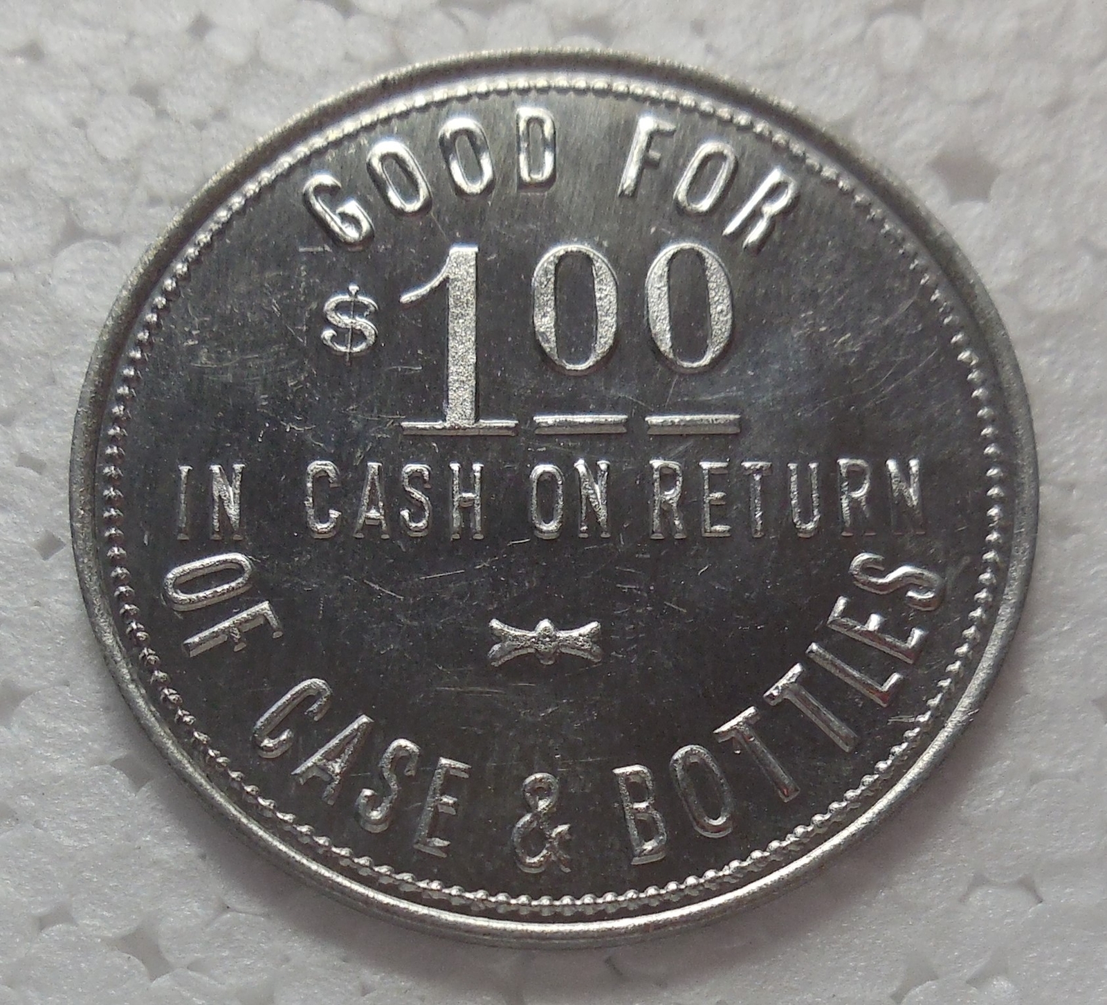 PARKSTON SOUTH DAKOTA OBERENDT & BEHREND GOOD 1.00 ON BOTTLE RETURN