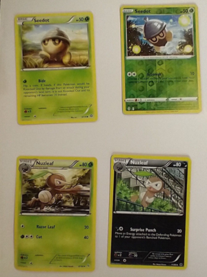 Pokmon TCG Card Lot Seedot Nuzleag | eBay
