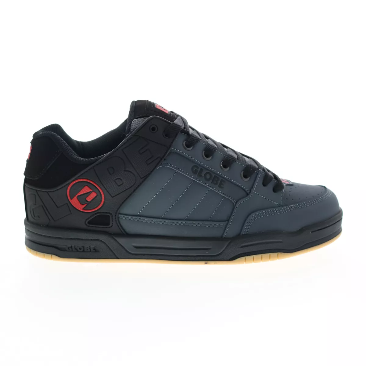 Globe Tilt GBTILT Mens Black Leather Lace Up Skate Inspired