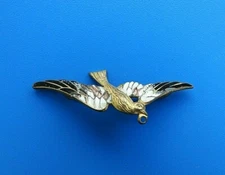 #6010# Nice Bronze/Aviation Brooch Badge