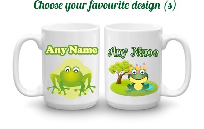 Personalisierte große 15 Unzen Frosch Tasse Männer Frauen Neuheit lustig Tier Froschkönig Geschenk