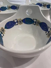  4 mid-century Turi-Design Clupea bowls Figgjo Norway 