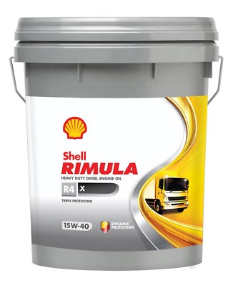 Shell Rimula R4 X 15W-40 (Formerly RT4 X) Heavy Duty Diesel Engine