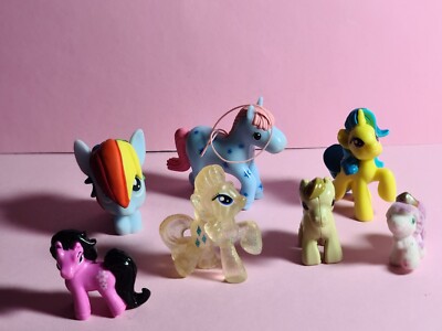 Filly My little pony  Figuren Set   7 teilig   Höhe 3 - 5 cm