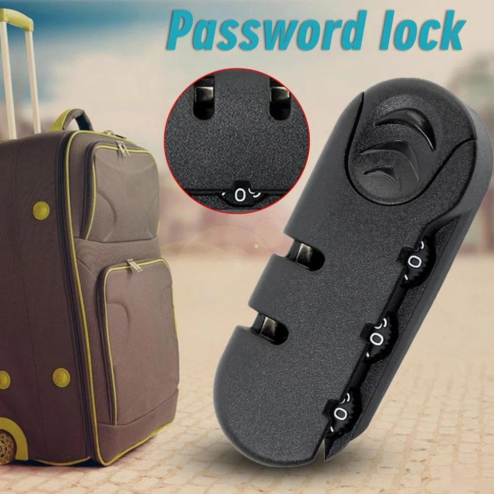 Lock Pull Chain Luggage Suitcase Lock Code Lock Locks Combination