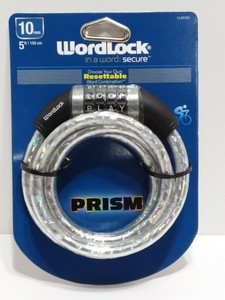 wordlock bike lock 4 letter combinations