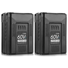 2x 5 Ah For Greenworks Pro 60V Lithium Ion Battery LB60A03 LB60A02 LB60A00 New