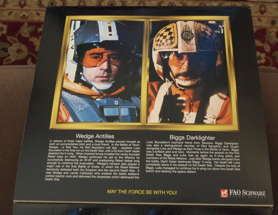 Star Wars WEDGE ANTILLES & BIGGS DARKLIGHTER FAO Schwarz exclusive 12" Figures - Изображение 4 из 4