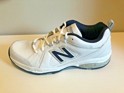 new balance white & navy 608 v3 trainers