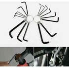 16 Pcs Allen Key Set Wrench Key Metric AF Bits Hand Tools Hex Key 1.5 to 6.0"