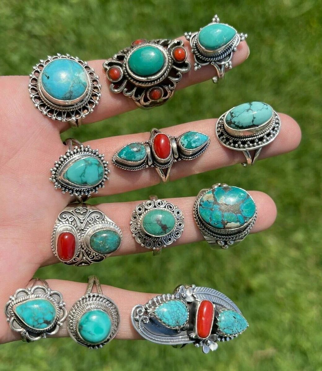 Turquoise rings deals