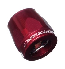 Motamec 30mm AN16 Fuel Hose Clamp End Finisher Hex Head Jubilee Alloy RED