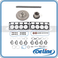 Fit 04-07 Chevrolet GMC 6.0L Head Gasket Set w/Timing Chain Kit