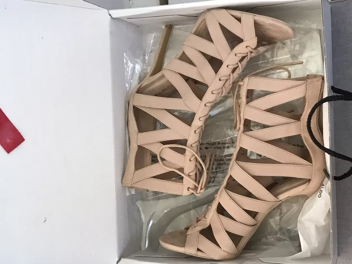 Talon haut beige top