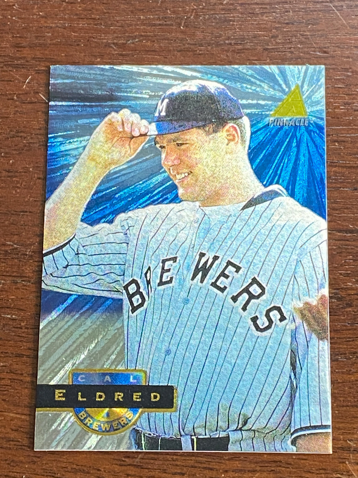 1994 Pinnacle Museum Collection Cal Eldred #19 Milwaukee Brewers