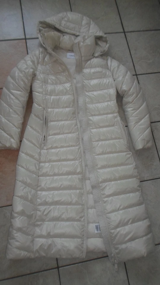 CALVIN KLEIN Damen Jacke Stepp Mantel Outdoorjacke Kapuzenjacke Parka Größe S 36 - Bild 3 von 4