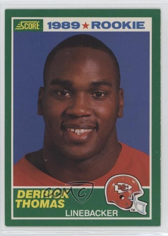 1989 Score 1989 Rookie Derrick Thomas #258 HOF 15wb