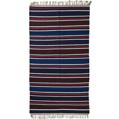 Hand Knotted Cotton Dhurrie Rug Color Multicolor Handmade Design Carpet Rug