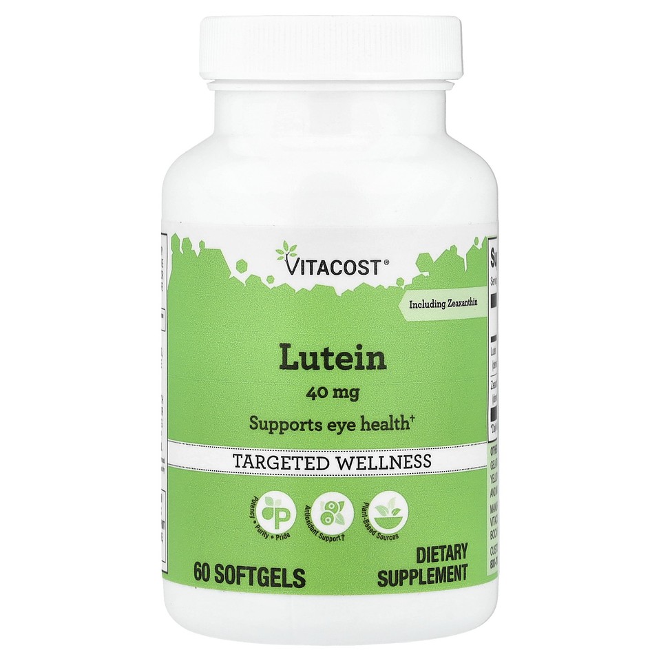 Lutein Including Zeaxanthin, 60 Softgels