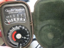 Vintage Weston Master II UNIVERSAL EXPOSURE METER Model 735 With Case