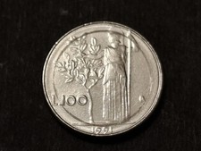 Moneta Da 100 Lire 1991 Rara Piccole Errore Di Conio