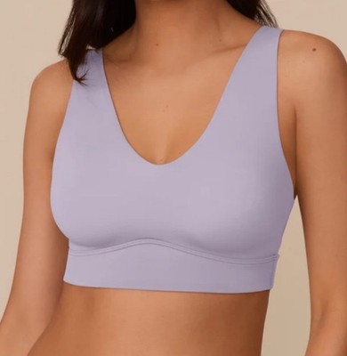 Harper Wilde Women s Plus 2XL Lilac Purple Ultra-Soft Wireless Bliss Bralette