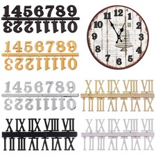 Clock Numerals Kit DIY Digital Numbers Arabic Number and Roman Number...