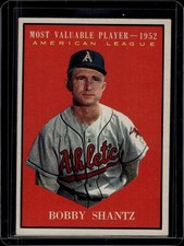 1961 Topps Series 6 Semi-High #473 Bobby Shantz, Vg, MVP, Philadelphia Athletics