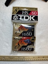 TDK High Standard HS60 8mm Video Cassette Tape 2-PK