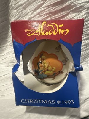 Vintage Schmid Walt Disney's Aladdin Christmas ornaments 1993 (42143)