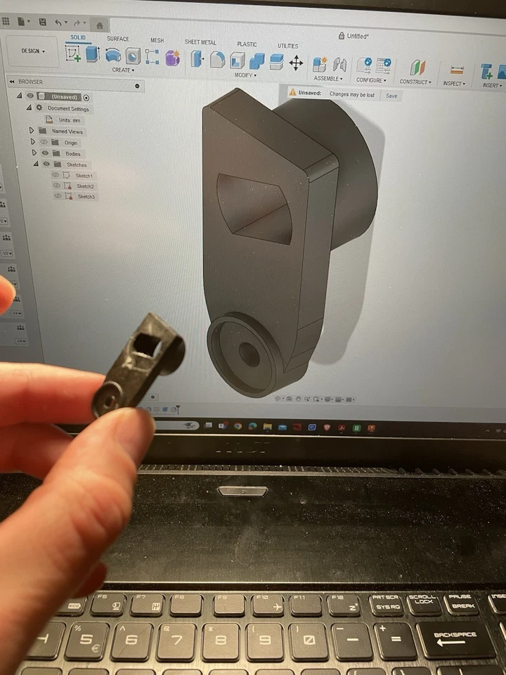 2002-2006 Acura RSX (Base and Type S) Climate Control Blend Actuator Linkage - Image 3 of 4